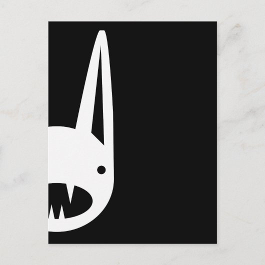 CARTE POSTALE VISAGES DE BUNNY (Devant)