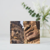 Carte Postale Visages de pierre à Bayon (Debout devant)