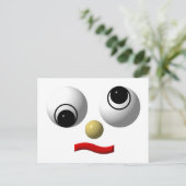 Carte Postale Visages Googly (Debout devant)