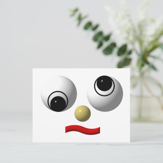 Carte Postale Visages Googly (Debout devant)