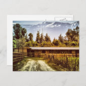 Carte postale Visalia Ranch Road (Devant / Derrière)