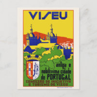 Viseu Portugal Poster vintage 1934