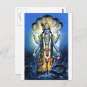 Carte Postale Vishnu (Devant / Derrière)