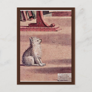 Carte Postale Vision De Saint Augustin, Détail Par Carpaccio Vit