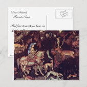 Carte Postale Vision De Saint Eustathius Par Nom De Naissance (Devant / Derrière)