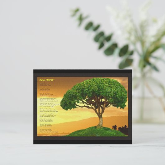 Carte Postale Vision "DEVOIR" (Debout devant)