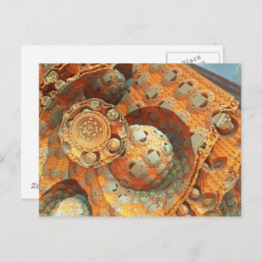 Carte Postale Vision indienne (Devant / Derrière)