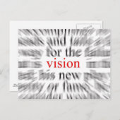 Carte Postale Vision (Inspiration) (Devant / Derrière)