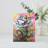 Carte Postale Vision, noir et blanc Dessin de Shadia Zayed (Debout devant)