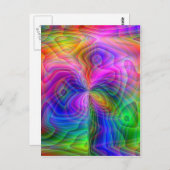 Carte Postale Vision psychédélique (Devant / Derrière)