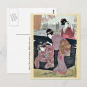 Carte Postale Visionnement de cerise chez Gotenyama par (Devant / Derrière)