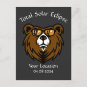 Carte Postale Visionneuse Eclipse Ours Solaire Total (Devant)