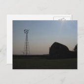 Carte Postale Visions de la prairie du Dakota du Sud (Devant / Derrière)