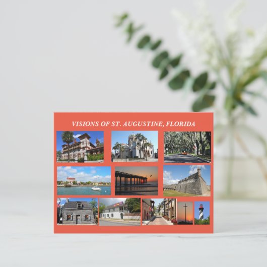Carte Postale Visions de St Augustine, Floride (Debout devant)