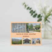 Carte Postale Visions de Stone Mountain, Géorgie (Debout devant)