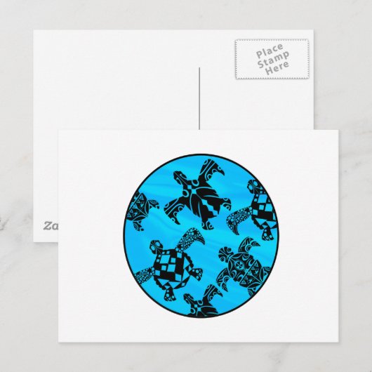 Carte Postale Visions de Turtles (Devant / Derrière)