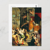 Carte Postale Visions d'Ignace par Peter Paul Rubens (Devant / Derrière)