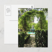 Carte postale Visions of Charleston Fountain (Devant / Derrière)