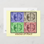 Carte postale Visions of Peace (Devant / Derrière)
