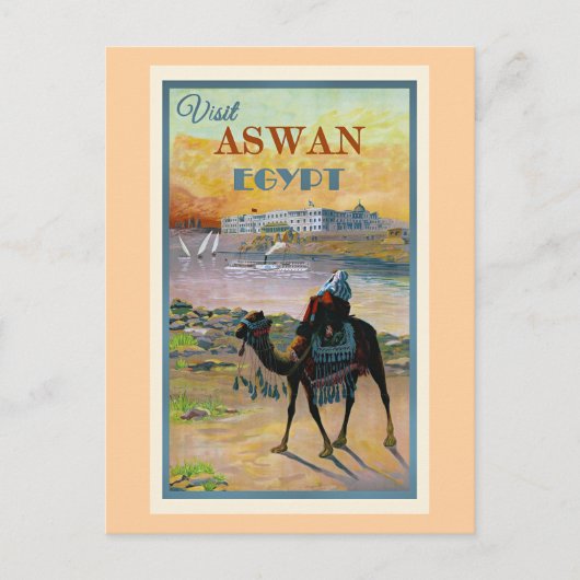 Carte Postale Visit Aswan, Egypt (Devant)