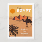 Carte Postale Visit Egypt travel poster (Devant)
