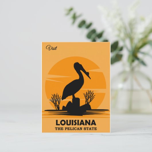 Carte Postale Visit Louisiana, The Pelican State, (Debout devant)