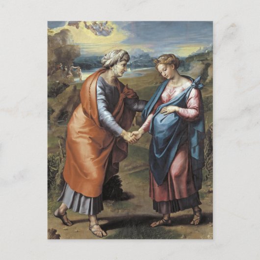 Carte Postale Visitation by Raphael (Devant)