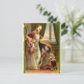 Carte Postale Visite Antique de St Nick (Debout devant)
