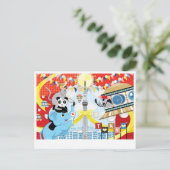 Carte Postale Visite d'aliens et d'animaux à Tokyo (Remake) (Debout devant)