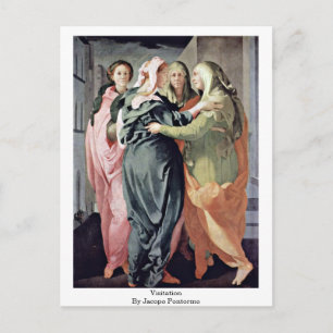 Carte Postale Visite De Jacopo Pontormo