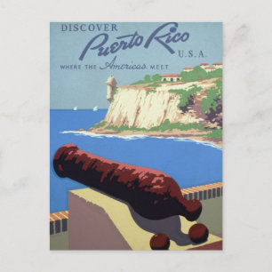 Carte Postale Visite de la forteresse El Morro, Porto Rico, Vieu