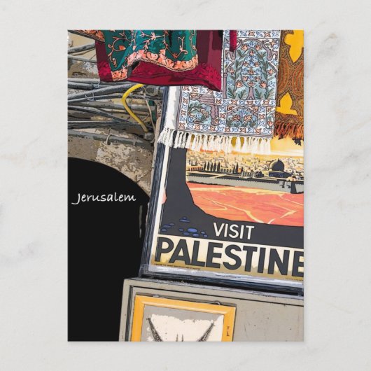 Carte Postale Visite de la Palestine (Devant)