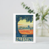 Carte Postale Visite de la Palestine (Debout devant)
