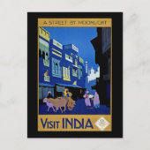 Carte Postale Visite de l'Inde (Devant)