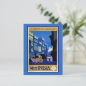 Carte Postale Visite de l'Inde (Debout devant)
