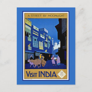 Carte Postale Visite de l'Inde