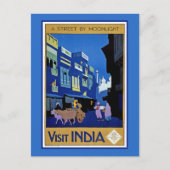 Carte Postale Visite de l'Inde (Devant)