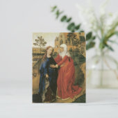 Carte Postale Visite de Marie - Rogier Van Der Weyden (Debout devant)