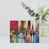 Carte Postale Visite de New York City (Debout devant)