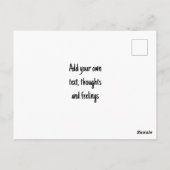 Carte Postale Visite de New York City (Dos)