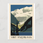 Carte Postale Visite en Yougoslavie (Devant)