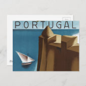 Carte Postale Visite Estoril Cascais Portugal (Devant / Derrière)