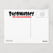 Carte Postale Visite insomniaque de la Tour Eiffel (Dos)