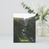 Carte Postale visite Islande Travel Adventure Tourisme (Debout devant)