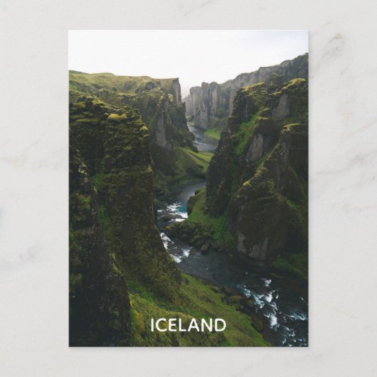 Carte Postale visite Islande Travel Adventure Tourisme (Devant)