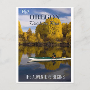 Carte Postale Visite Oregon Deschutes River Travel