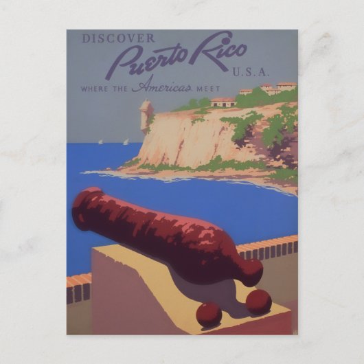 Carte Postale Visite Porto Rico (Devant)