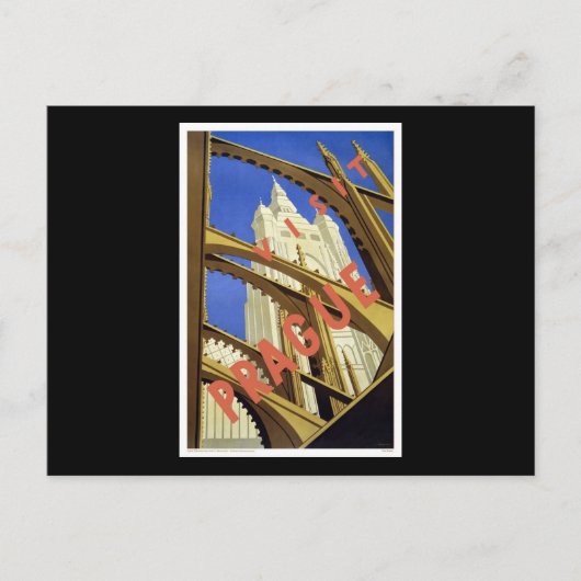 Carte Postale Visite Prague (Devant)