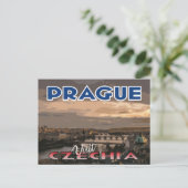 Carte Postale Visite... Prague, Czechia (Debout devant)
