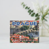 Carte Postale Visite... Prague, Czechia (Debout devant)